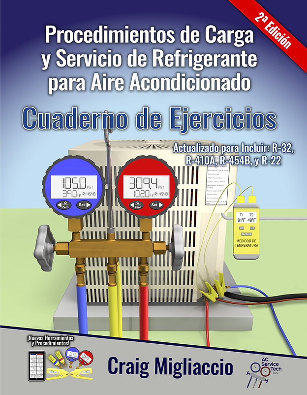 2nd Ed Cuaderno de Ejercicios Procedimientos de Carga y Servicio de Refrigerante