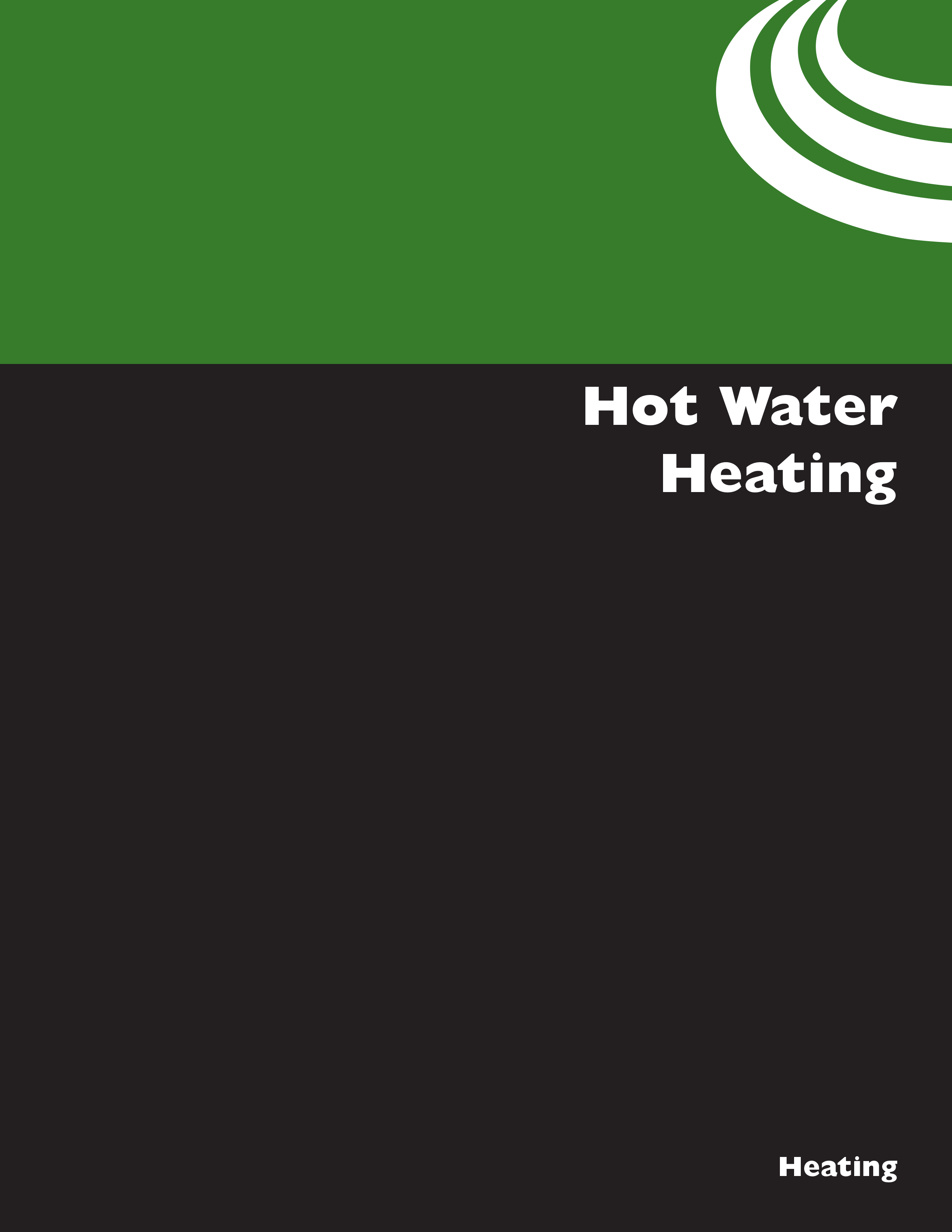 Hot Water Heating Instructor Edition